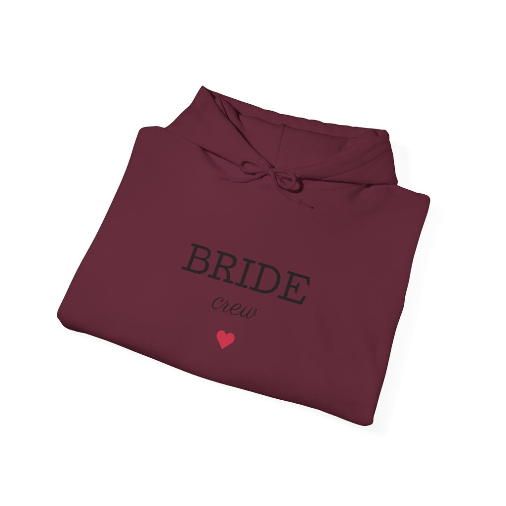 Bride Crew Hoodie | Bridal Party Sweatshirt, Minimal Heart Design