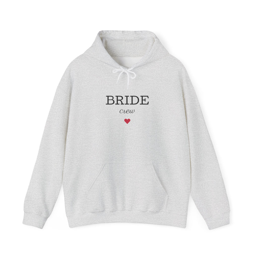 Bride Crew Hoodie | Bridal Party Sweatshirt, Minimal Heart Design