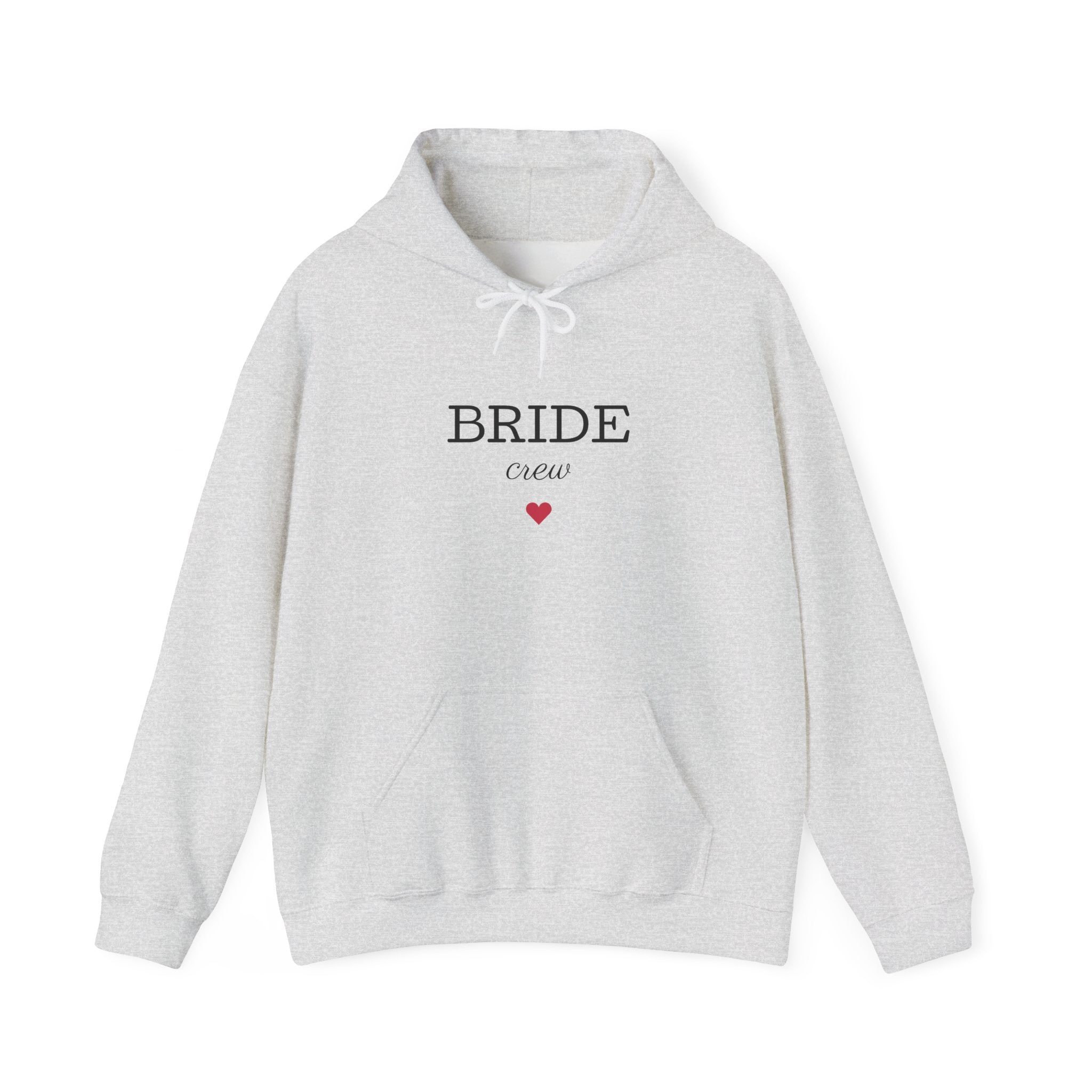 Bride Crew Hoodie | Bridal Party Sweatshirt, Minimal Heart Design
