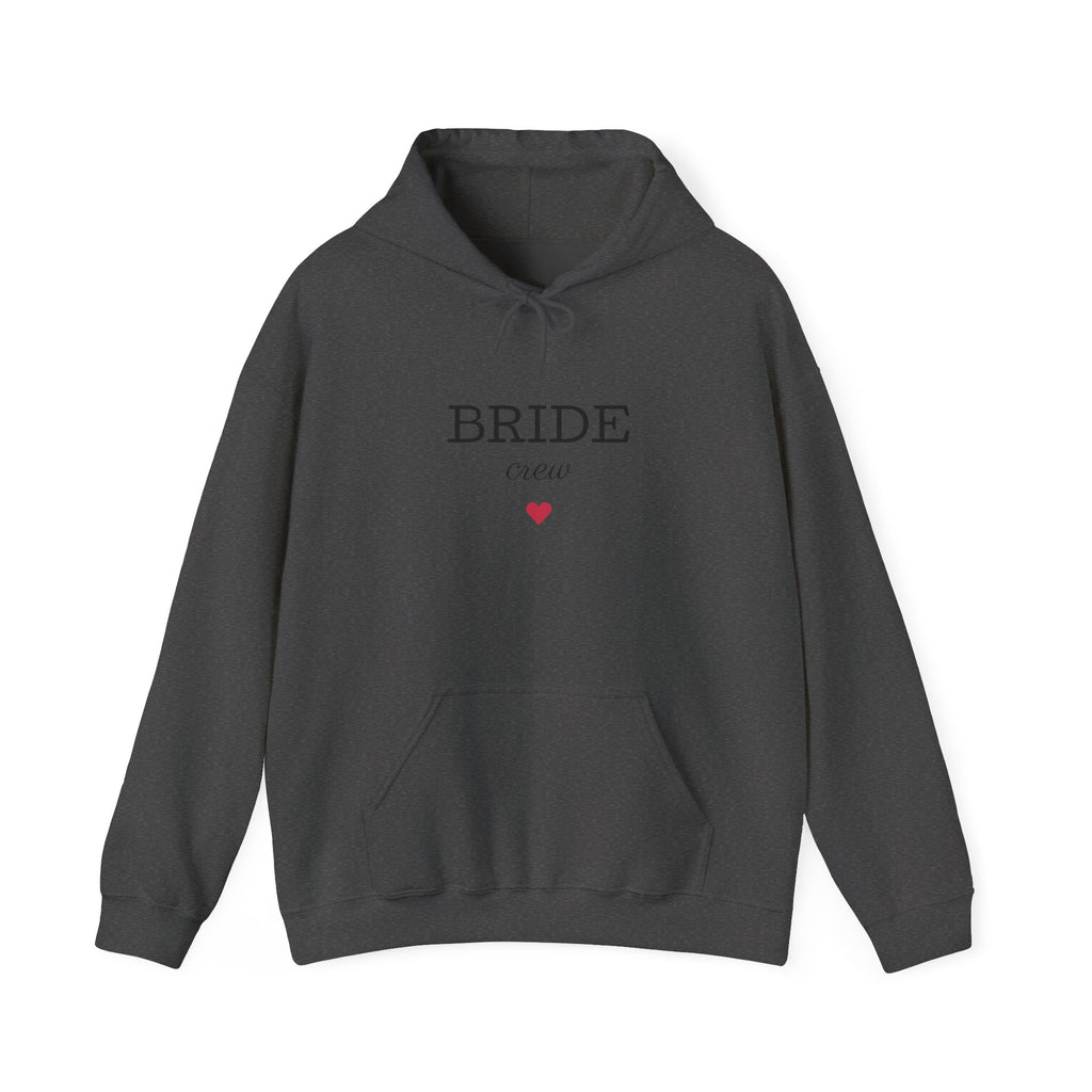 Bride Crew Hoodie | Bridal Party Sweatshirt, Minimal Heart Design