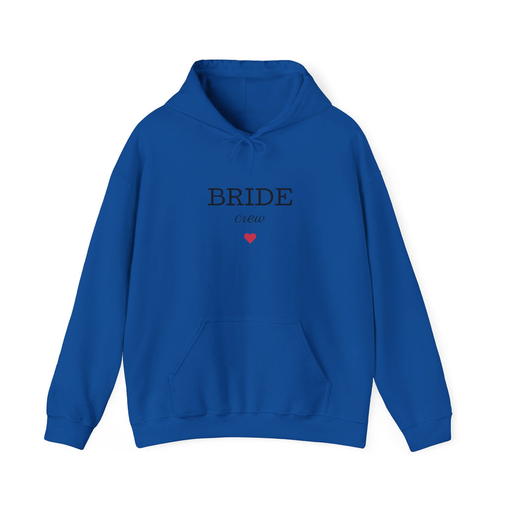 Bride Crew Hoodie | Bridal Party Sweatshirt, Minimal Heart Design