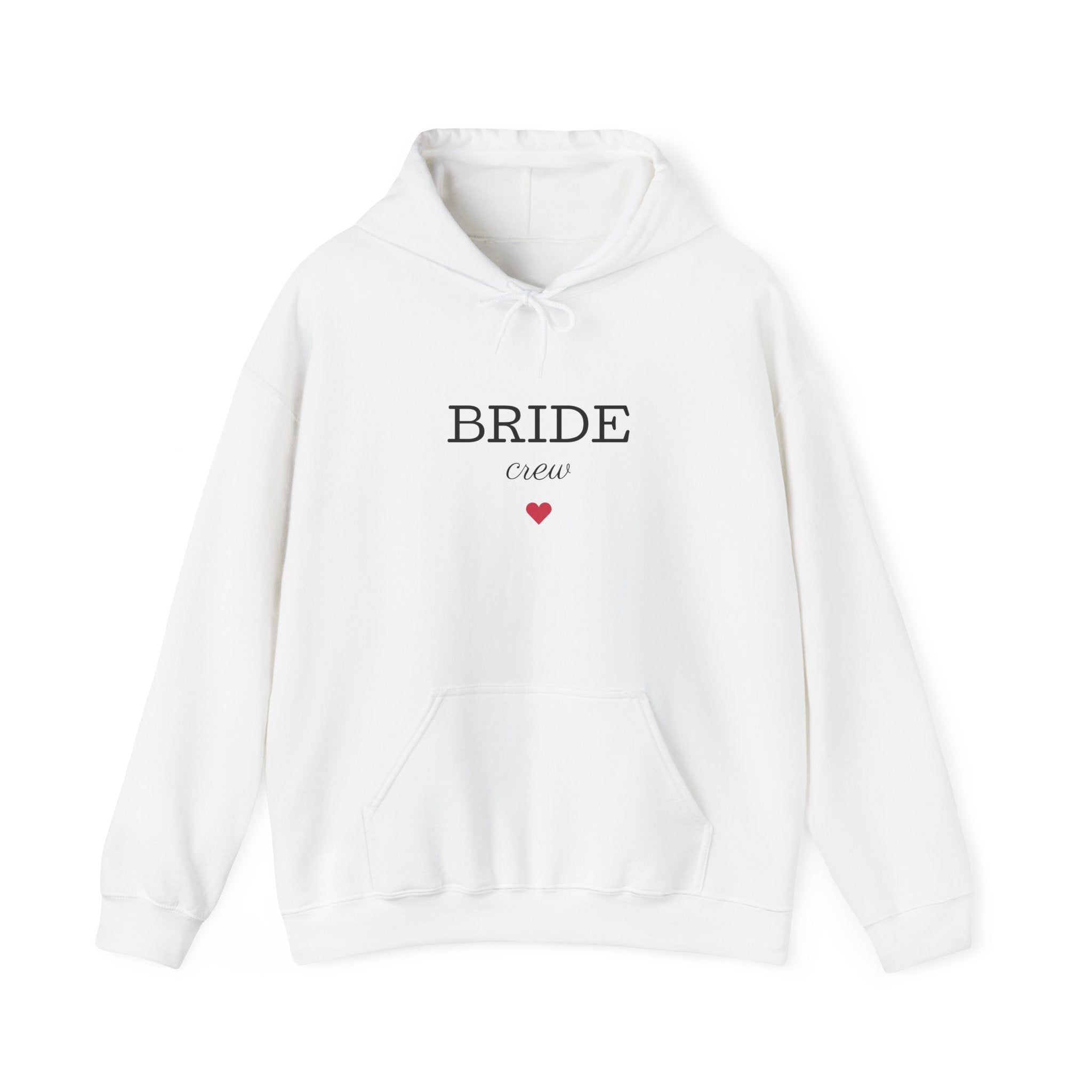 Bride Crew Hoodie | Bridal Party Sweatshirt, Minimal Heart Design