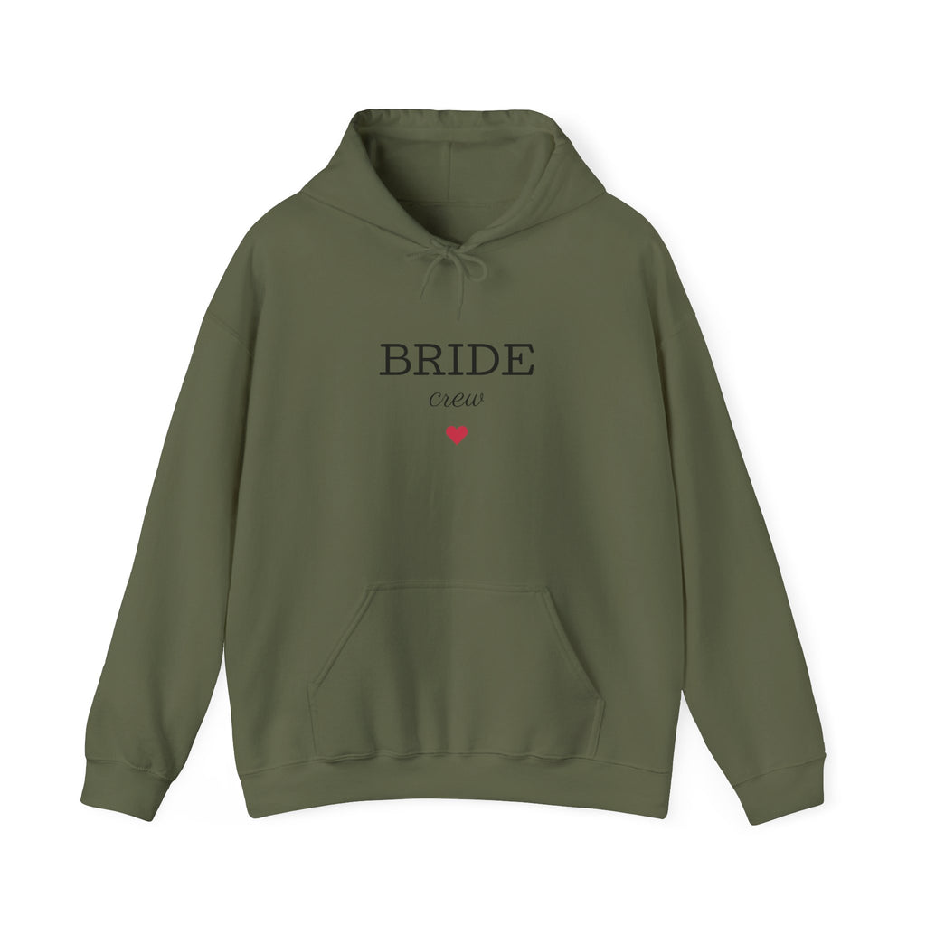 Bride Crew Hoodie | Bridal Party Sweatshirt, Minimal Heart Design