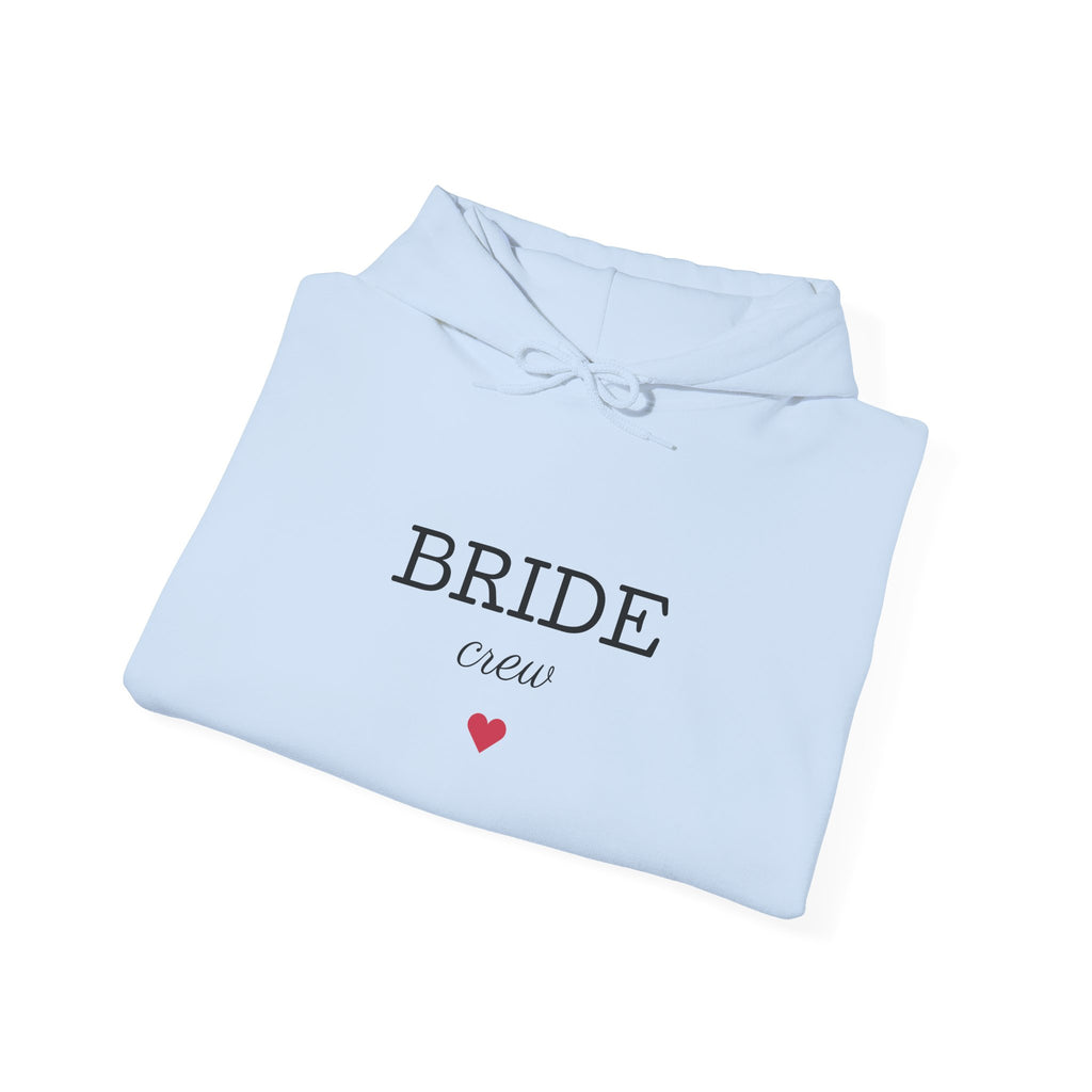 Bride Crew Hoodie | Bridal Party Sweatshirt, Minimal Heart Design