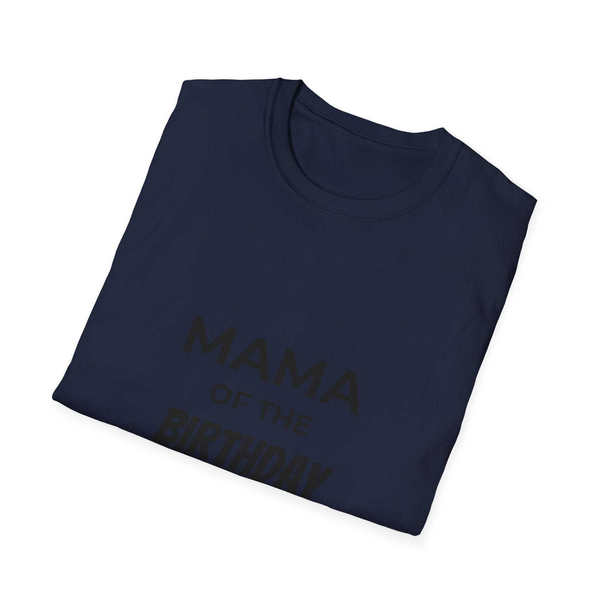 Mama of the Birthday Dude T-Shirt | Mom Birthday Shirt, Heart Back Design