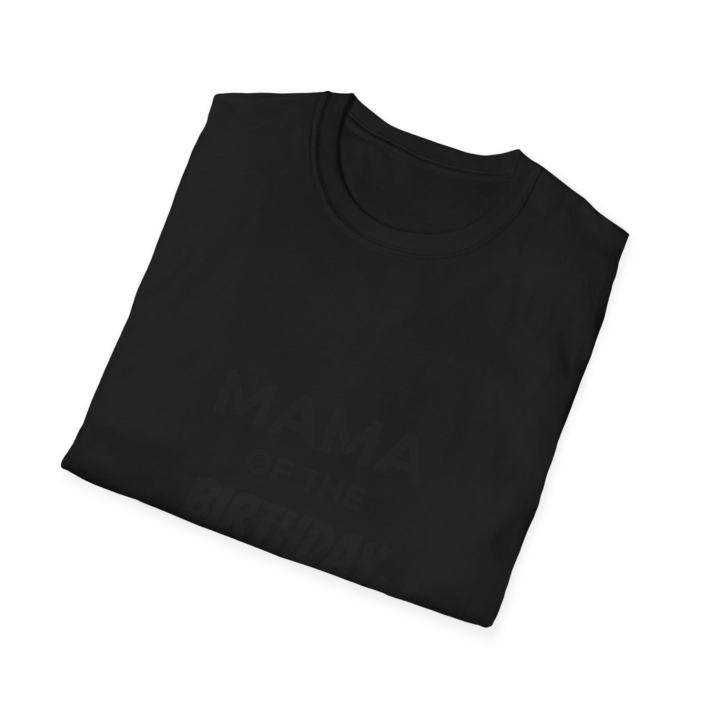 Mama of the Birthday Dude T-Shirt | Mom Birthday Shirt, Heart Back Design