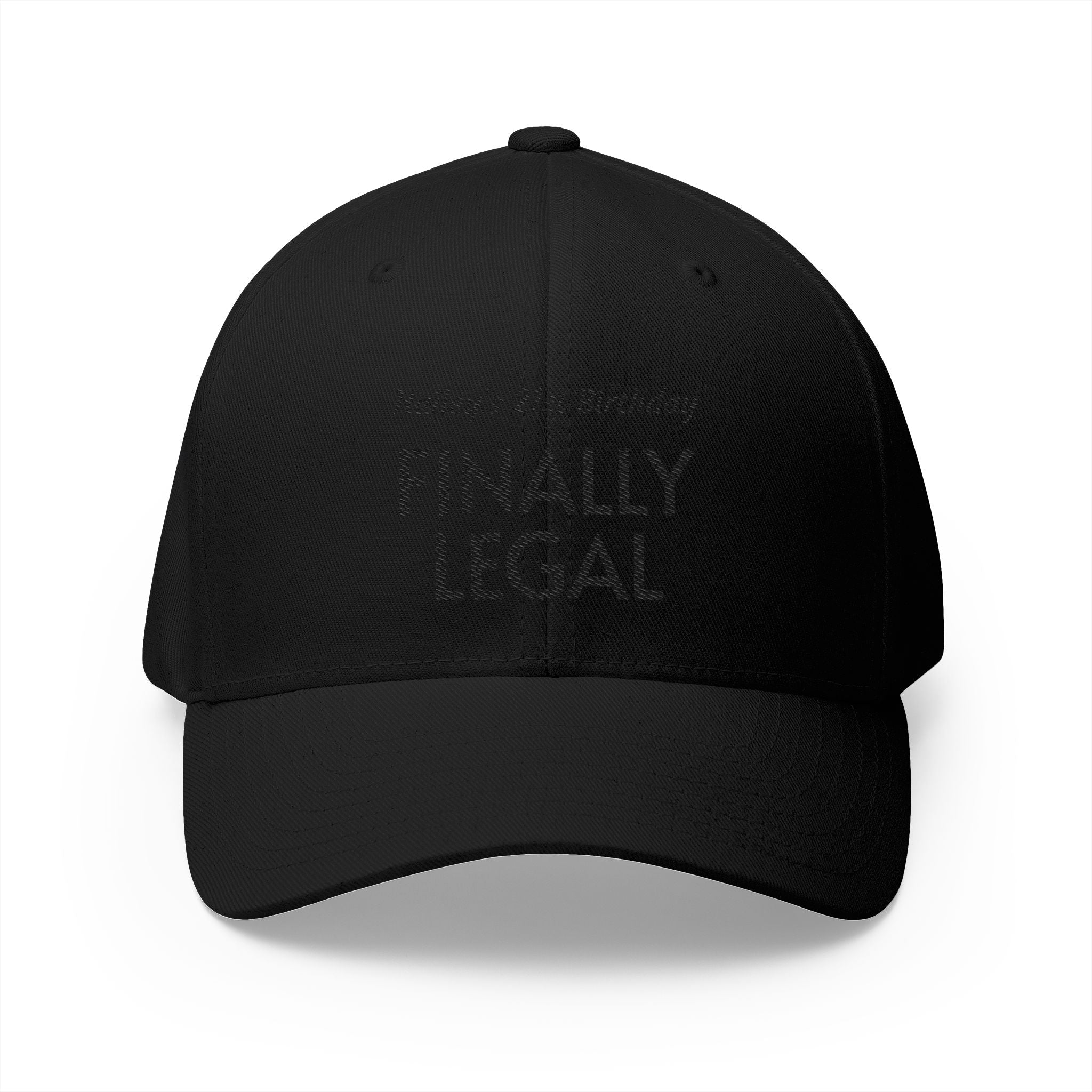 Finally Legal Embroidered Cap — Personalized 21st Birthday Hat