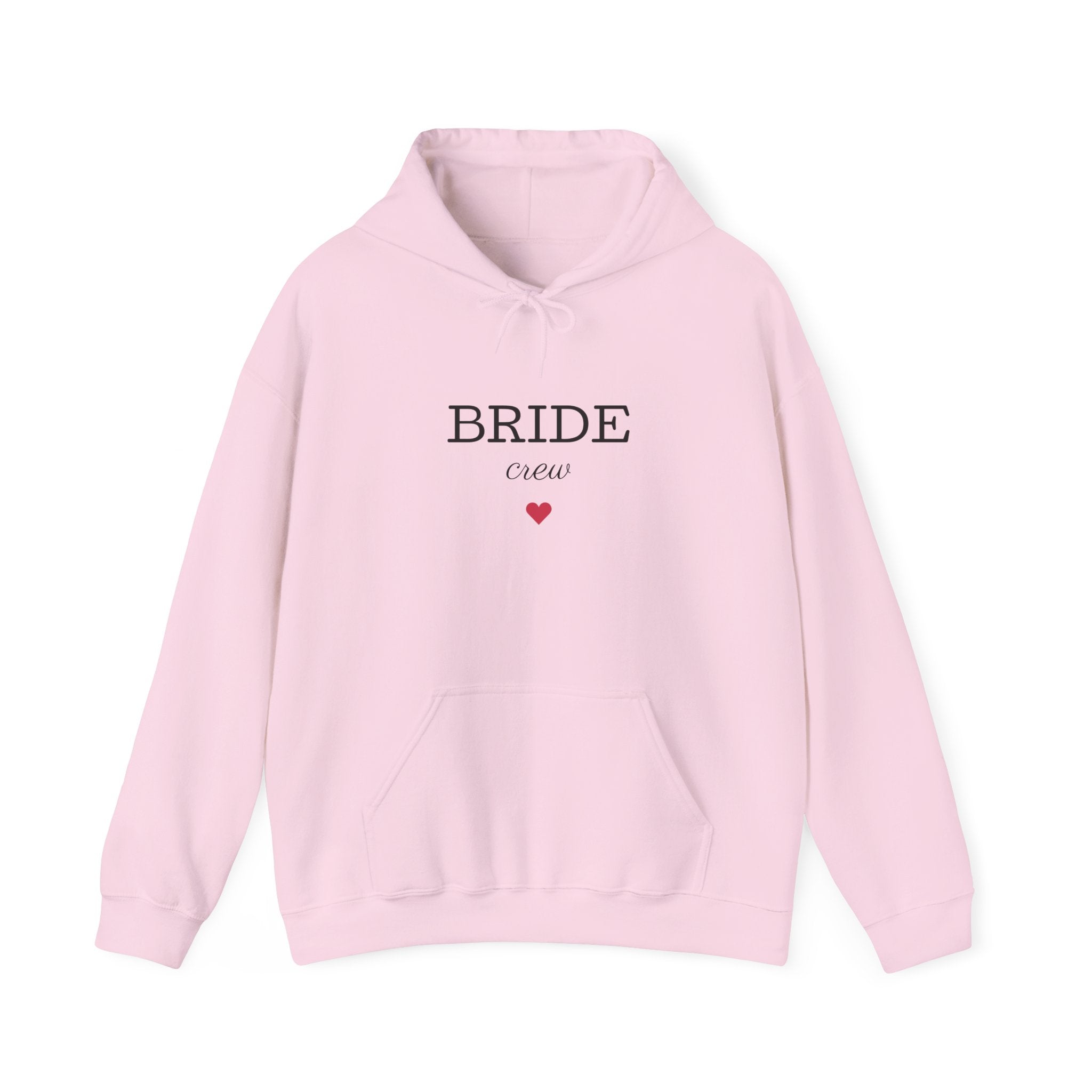 Bride Crew Hoodie | Bridal Party Sweatshirt, Minimal Heart Design