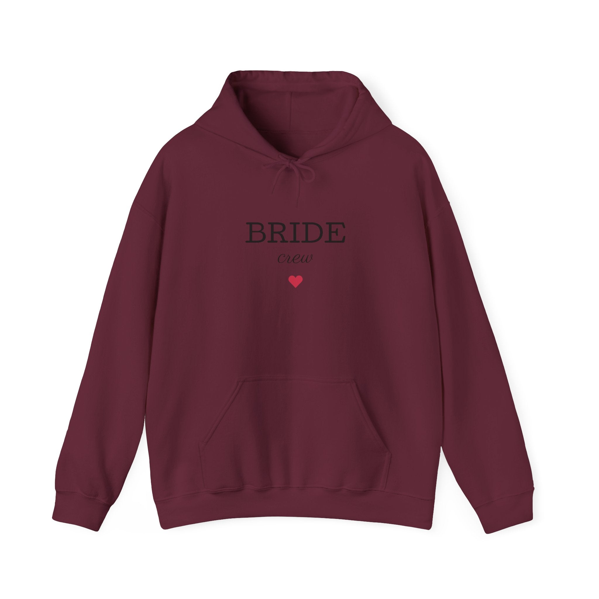 Bride Crew Hoodie | Bridal Party Sweatshirt, Minimal Heart Design