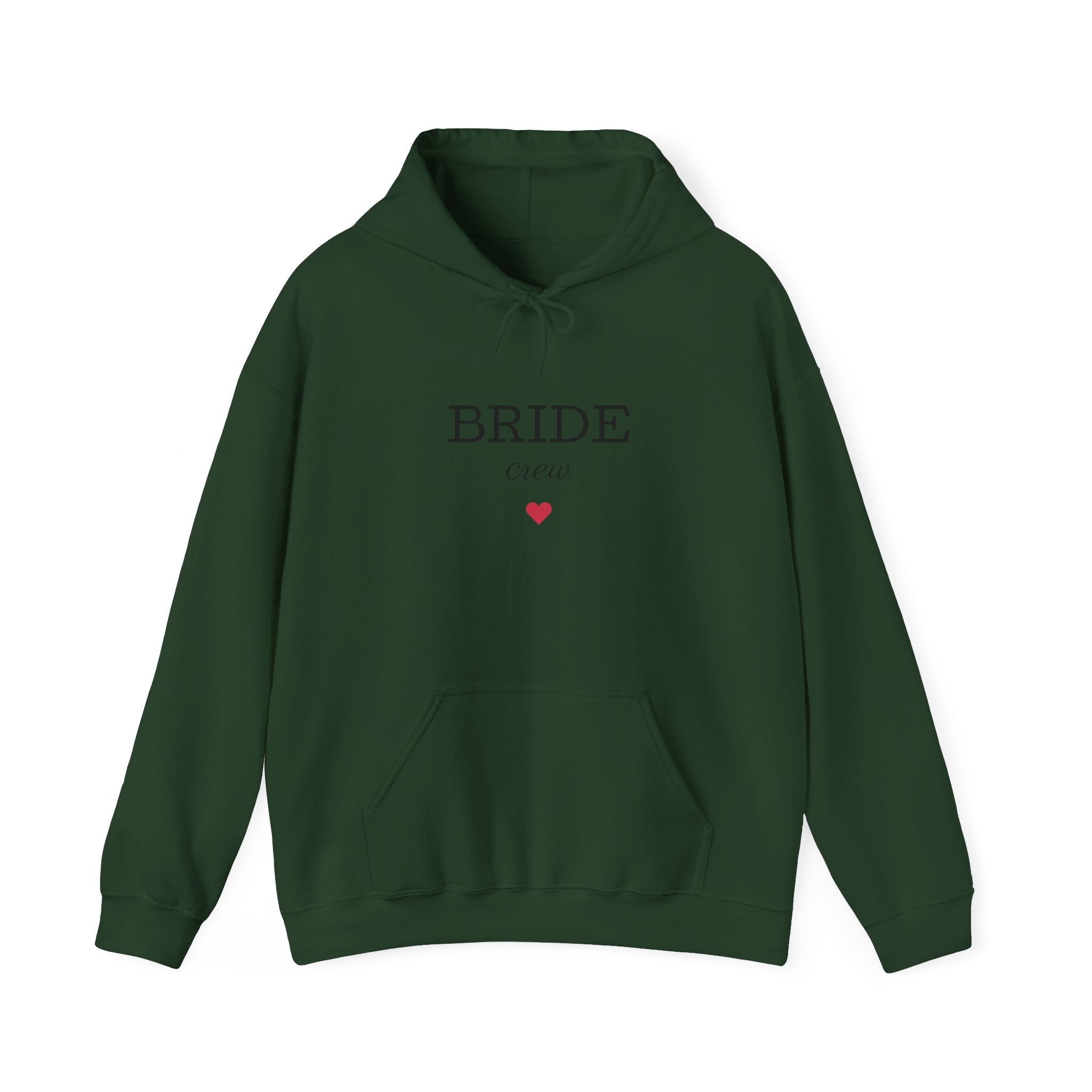 Bride Crew Hoodie | Bridal Party Sweatshirt, Minimal Heart Design