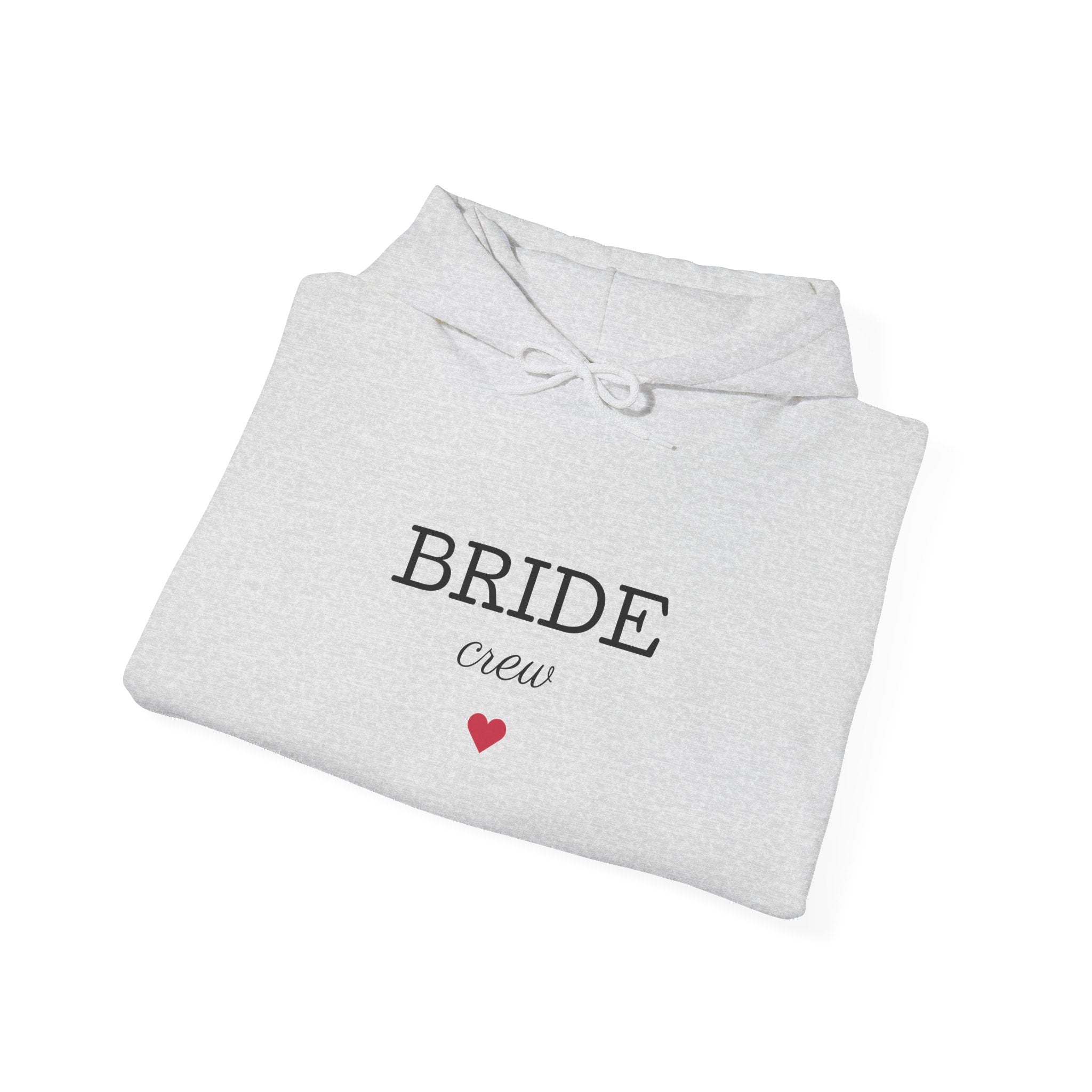 Bride Crew Hoodie | Bridal Party Sweatshirt, Minimal Heart Design