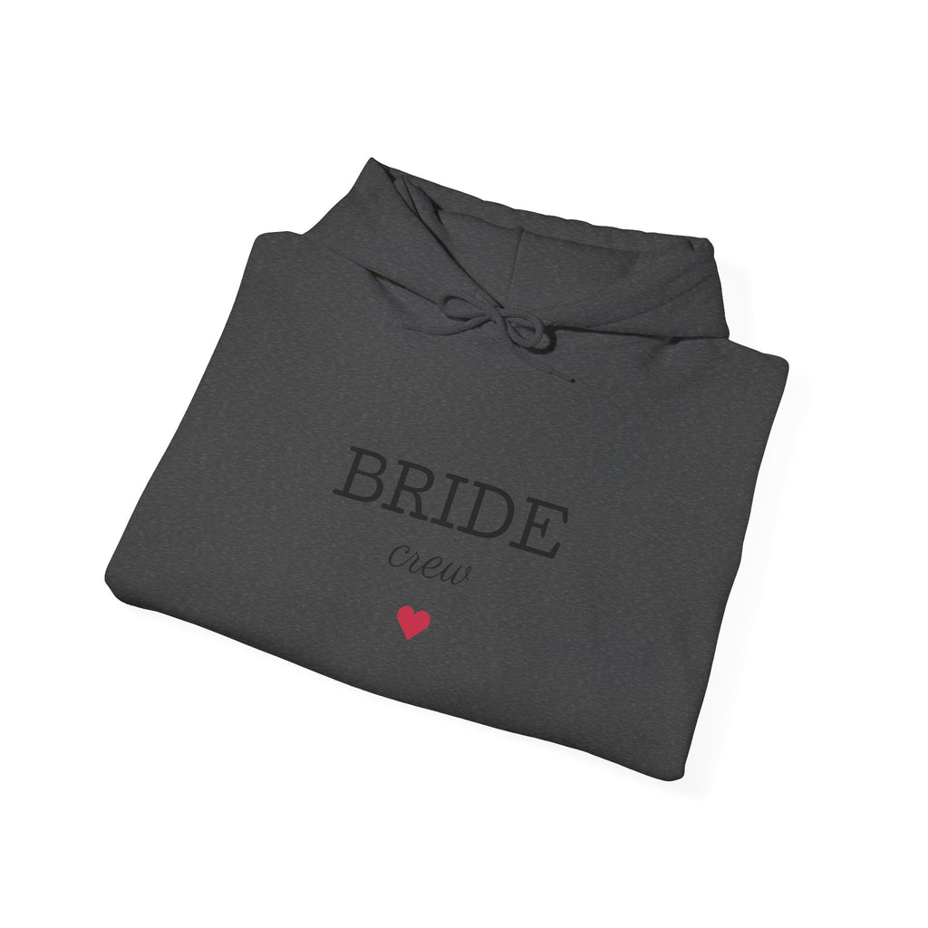 Bride Crew Hoodie | Bridal Party Sweatshirt, Minimal Heart Design