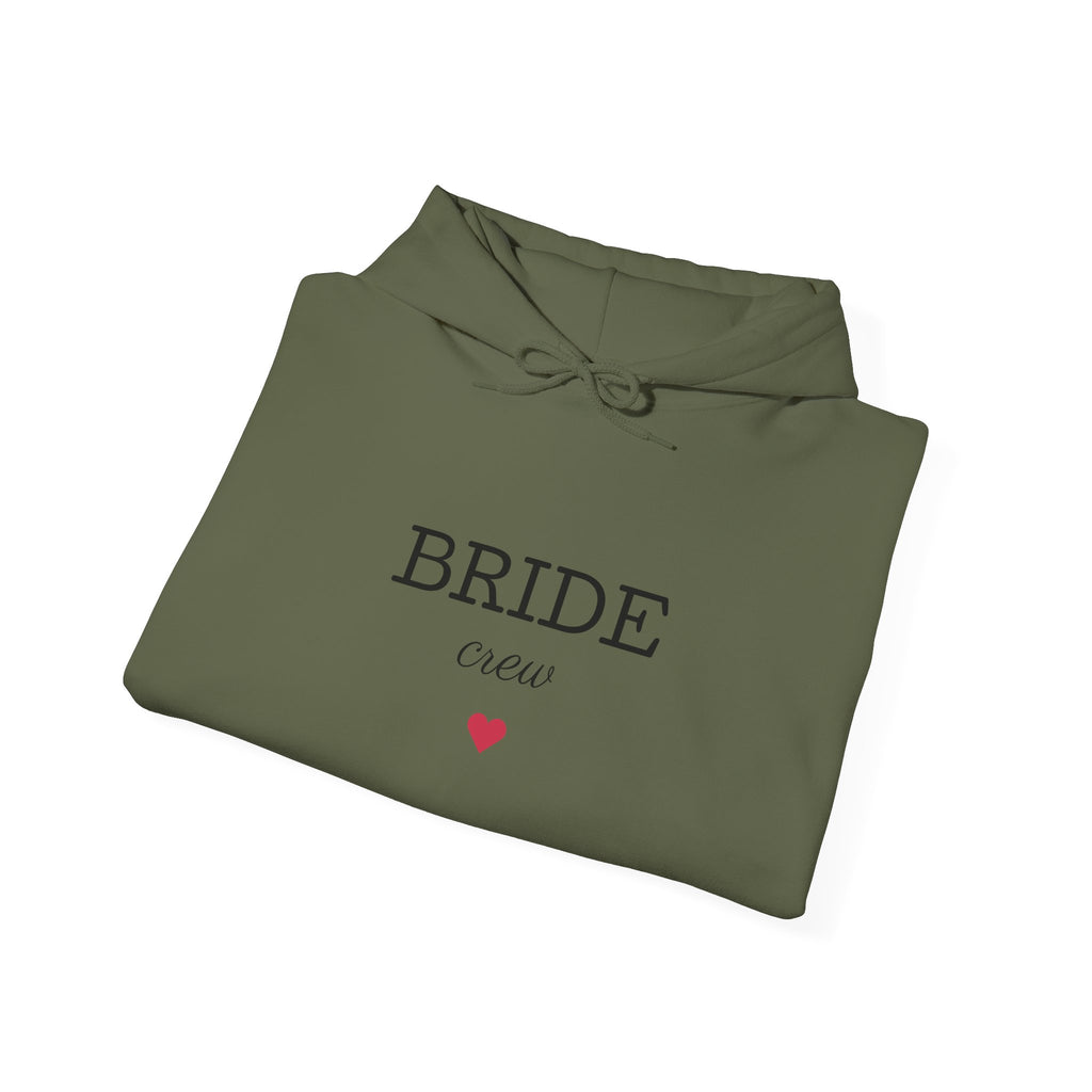 Bride Crew Hoodie | Bridal Party Sweatshirt, Minimal Heart Design
