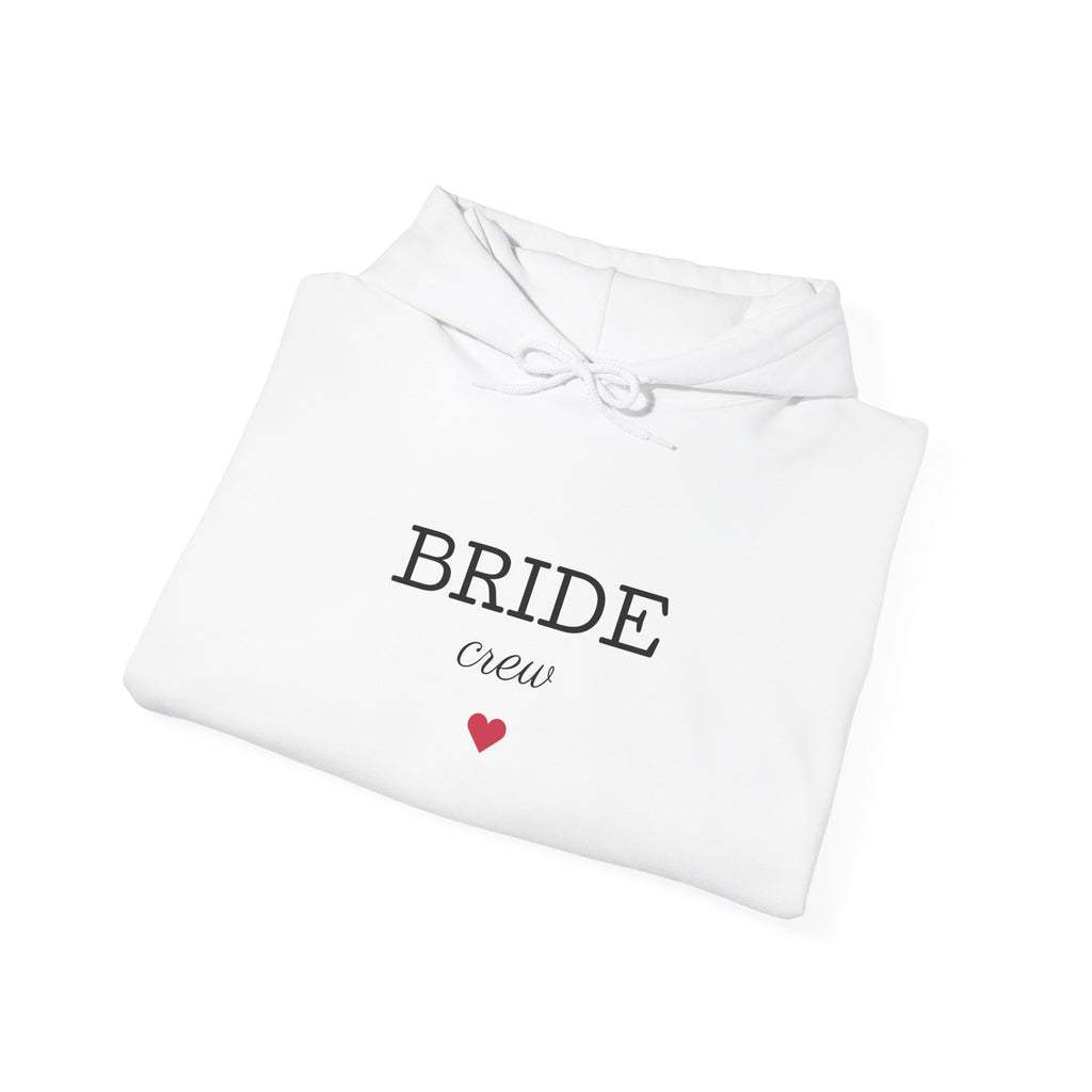 Bride Crew Hoodie | Bridal Party Sweatshirt, Minimal Heart Design