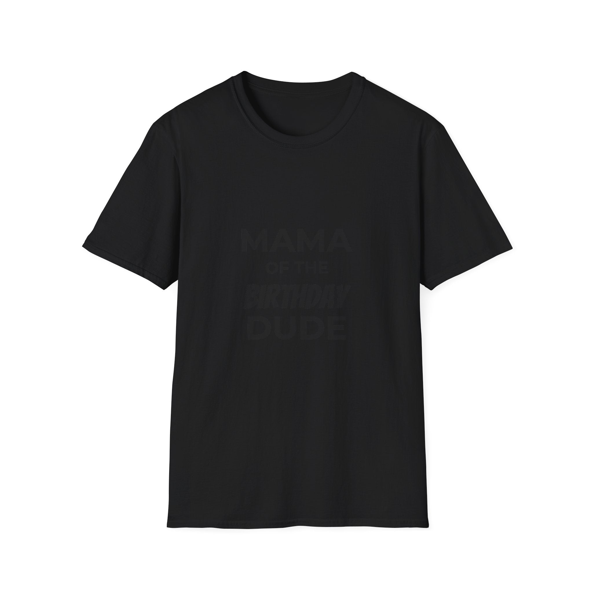 Mama of the Birthday Dude T-Shirt | Mom Birthday Shirt, Heart Back Design