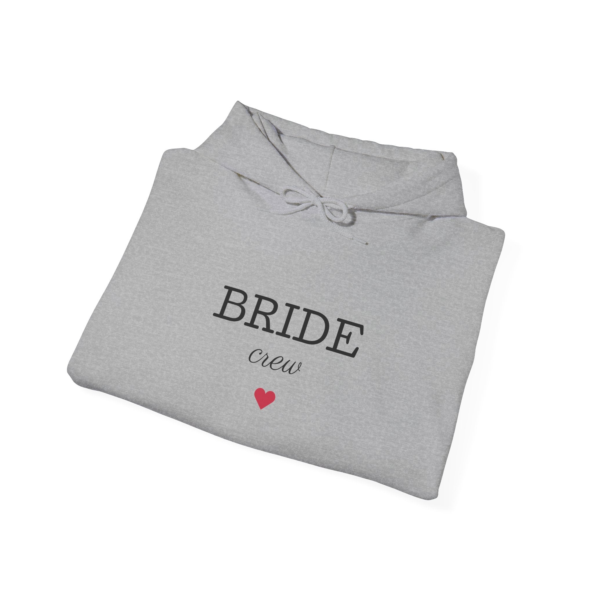 Bride Crew Hoodie | Bridal Party Sweatshirt, Minimal Heart Design