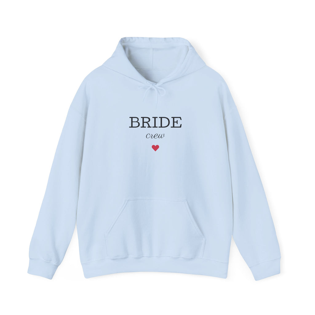 Bride Crew Hoodie | Bridal Party Sweatshirt, Minimal Heart Design