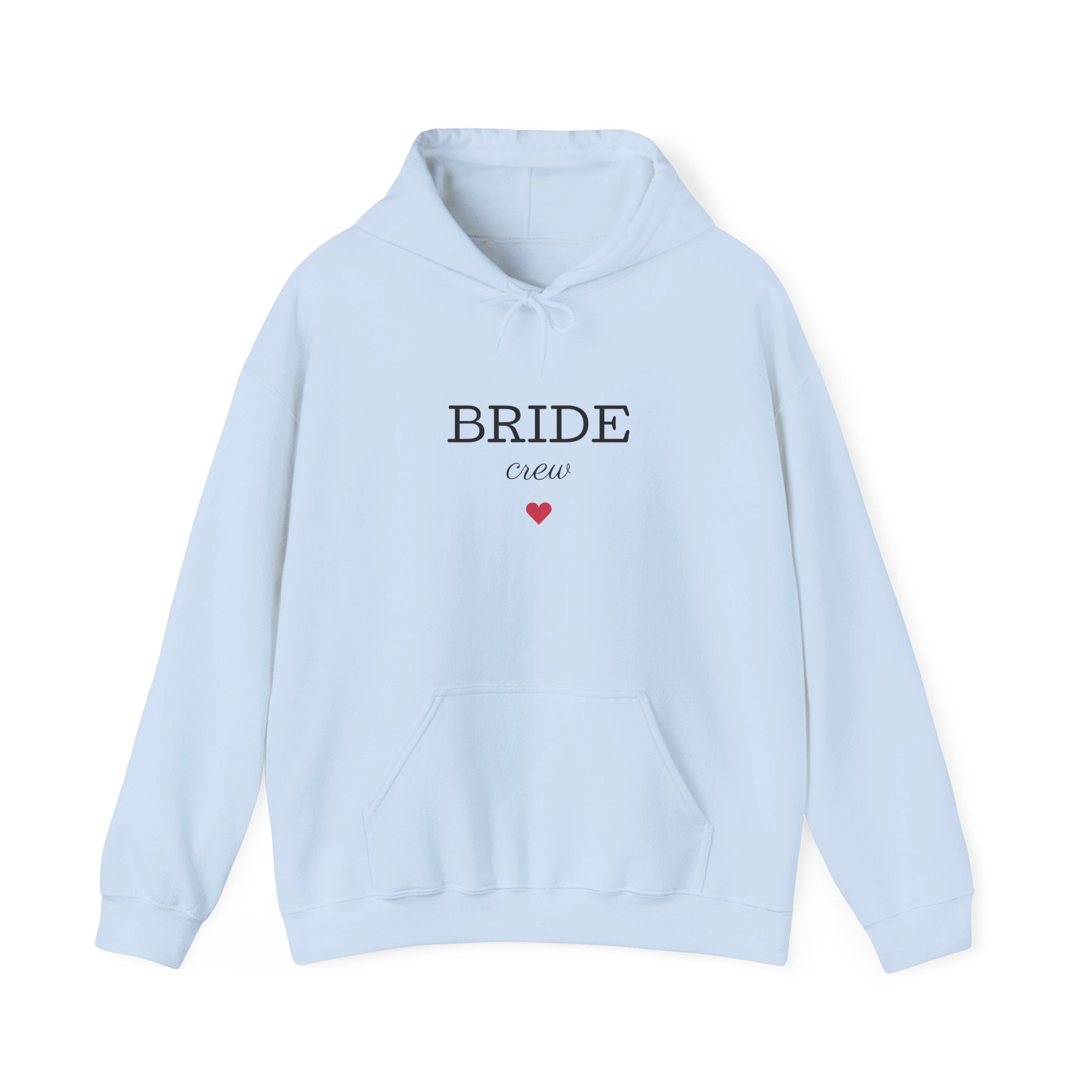 Bride Crew Hoodie | Bridal Party Sweatshirt, Minimal Heart Design