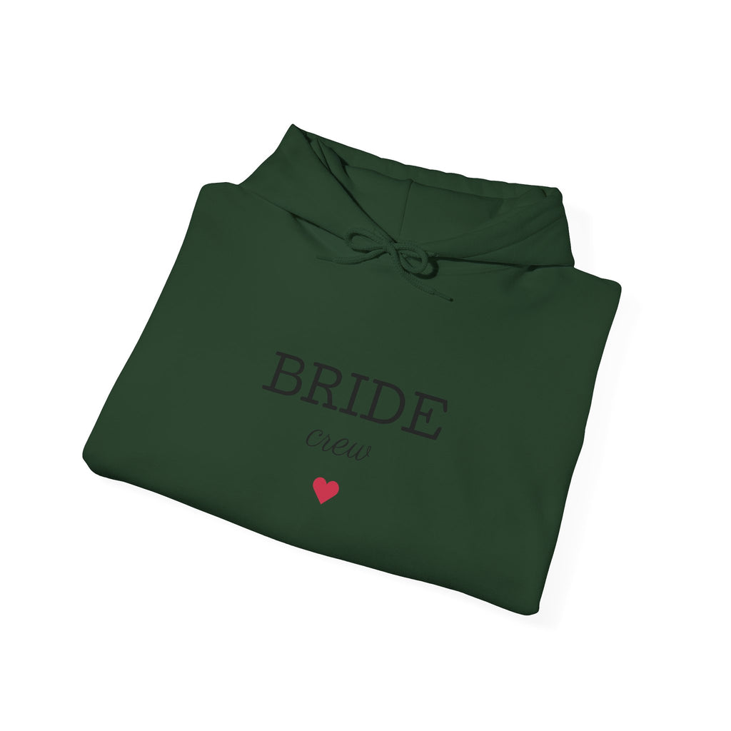 Bride Crew Hoodie | Bridal Party Sweatshirt, Minimal Heart Design