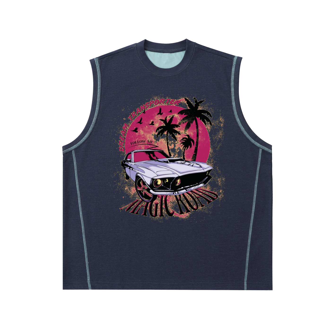 Contrast Panel Cooling Performance Tank Top