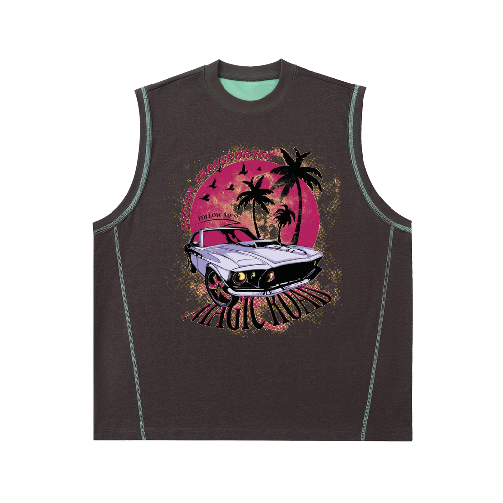 Contrast Panel Cooling Performance Tank Top